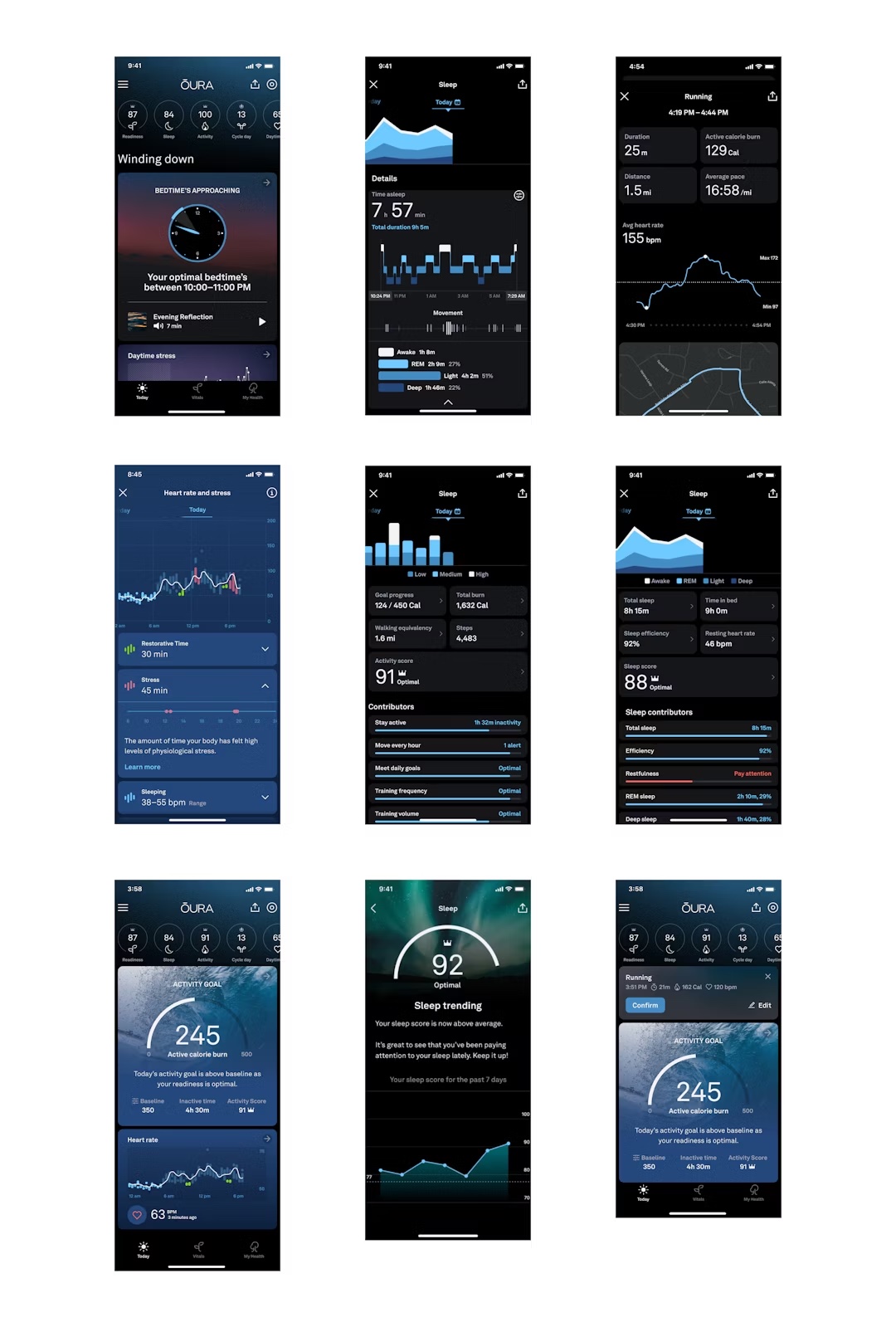 De oorspronkelijke mobiele app naast het eigen ontwerp